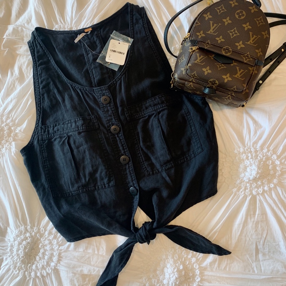 NWT free people tie tank